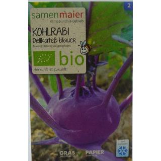 Kohlrabi Delikateß blauer bio