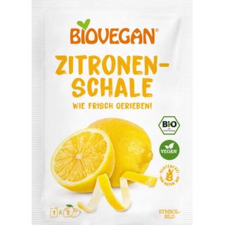 Zitronenschalen gerieben