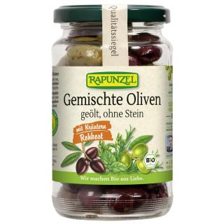 Gemischte Oliven mit Kräutern,