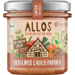 Linsen-Aufstrich Berglinse Lauch Paprika