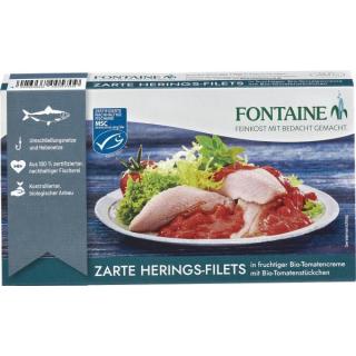 Zarte Heringsfilets Tomat. Fon.