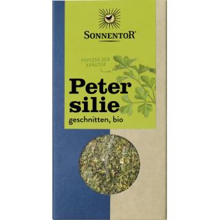 Petersilie geschnitten