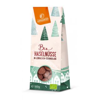 Haselnüsse in Lebkuchen-Schoko