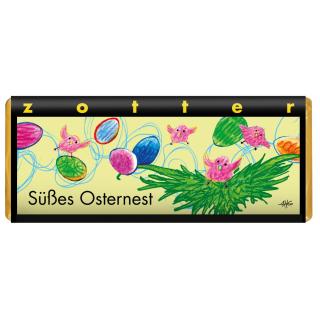 Süßes Osternest - Himbeer-Karamell mit Fruchtnouga