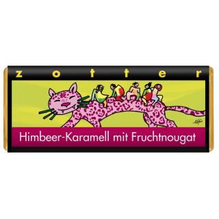 Himbeer-Karamell mit Fruchtnougat