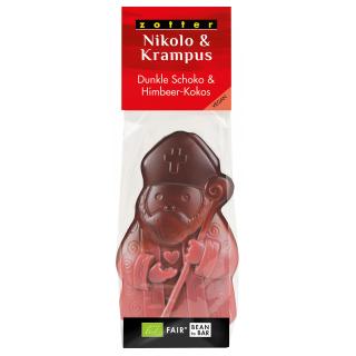 Hohlfiguren Nikolo & Krampus - Dunkle Schoko & Him