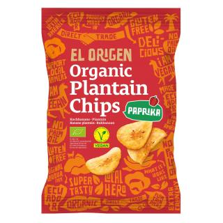 Kochbananen Chips Paprika 80 g